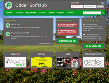 Tablet Screenshot of oddergolf.dk